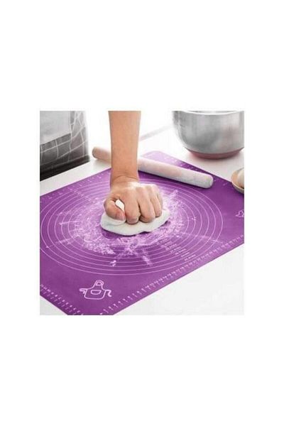 BALSA Silicone Large Size Dough Rolling Mat Dough Mat with Scale Dough Rolling Mat 65X45