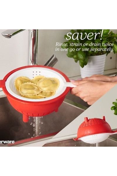 Tupperware مصفاة مزدوجة