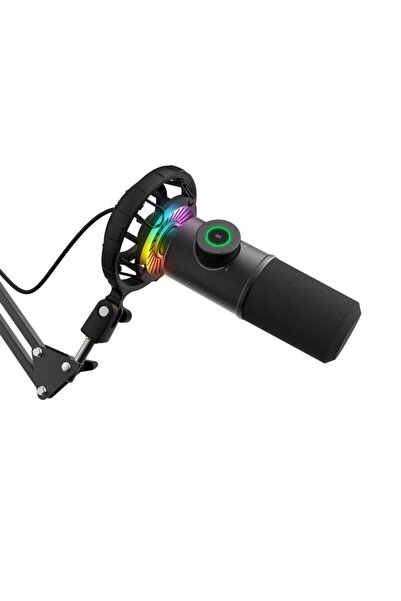 Fifine K658 Usb Mikrofon Rgb Yayıncı Bilgisayar Mikrofonu.