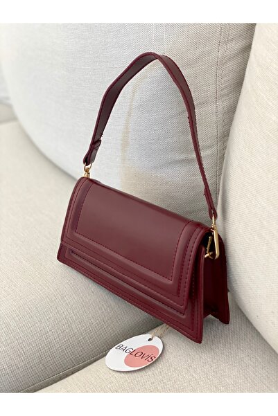 BAGLOVİS Geantă de umăr pentru femei - cu detaliu de husă în relief