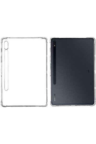 M80 Samsung Galaxy Tab S7 Fe Lte T733 12.4 Compatible Corner Protected Silicone Case with Airbag