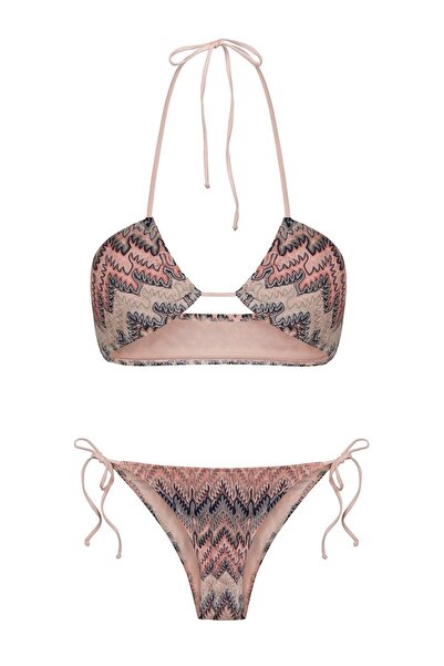 AQUELLA Set de bikini tricotaje cu gât