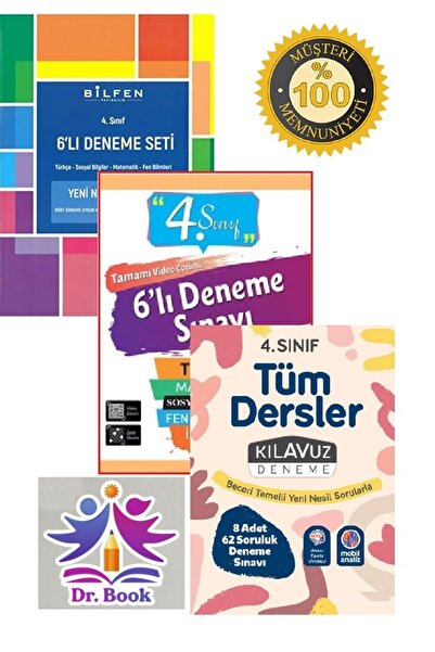 Dr.BOOK 4.sınıf Süper Deneme Paketi Özel Okullar Ve Bursluluk Için 20 Deneme