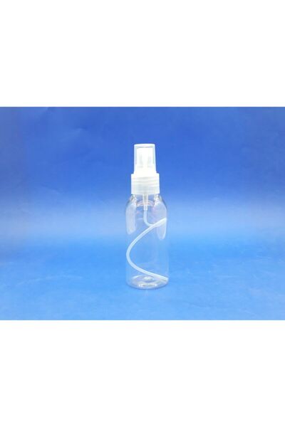 Trendyıldızı 3 Adet100 Ml Pompalı Şeffaf Boş Sprey Başlıklı Kutu Şişe