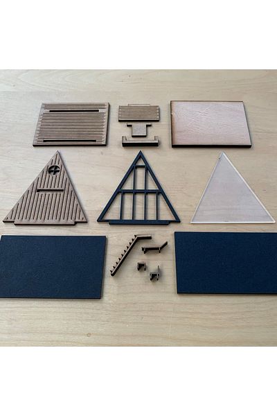 Paspasın Bahçeleri Modern Miniature Bungalow - DIY Set