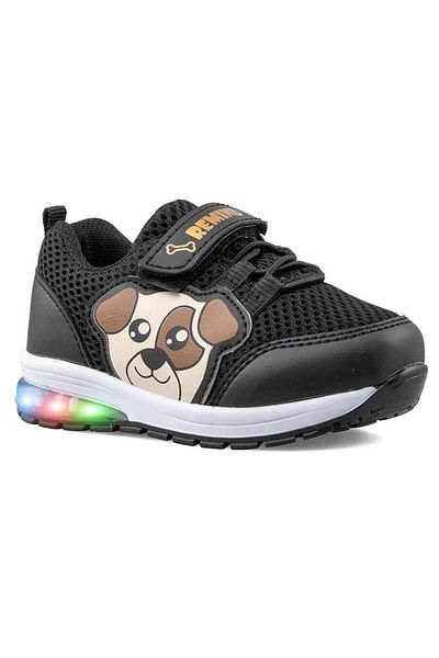 Bukond Ultra Soft Orthopedic Baby Sneaker - Lighted, Velcro Comfort Sports Shoes