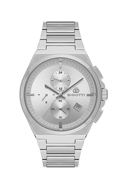 Bigotti Bg.1.10575-1 Men's Wristwatch - Steel Plated, Functions Active