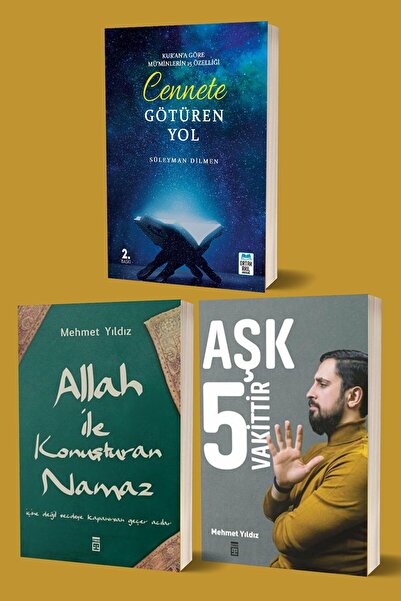 ORTAK AKIL YAYINLARI Cennete Götüren Yol - Allah Ile Konuşturan Namaz - Aşk 5 Vakittir 3 Kitap Set