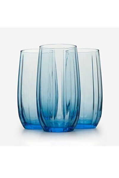 Paşabahçe Faya Home 420415 Linka Mavi Meşrubat Bardağı 6 Adet 500cc