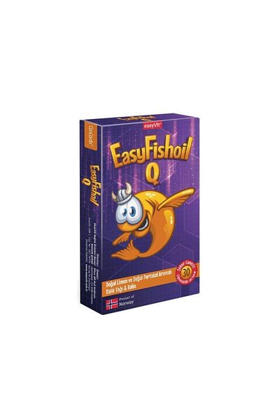 Easy Fishoil Easyvit Easyq Omega 3 - 30 Chewing Tablets