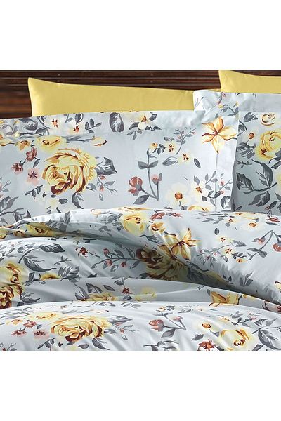In House Oslo | 8 Pieces Ranforse Cotton Comforter Set - King - 260x240 cm - 24954-v6 - Multicolor