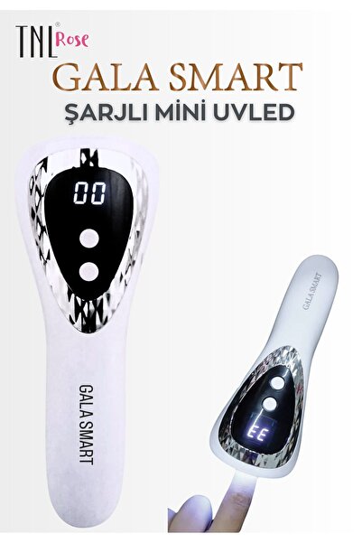 gala smart Mini Dijital Göstergeli Şarjlı Uv Led 5w Jel Tips Üst Form Tek Par...