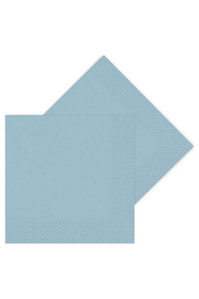 aşkın concept Island Blue Retro Colors Series Paper Napkin
