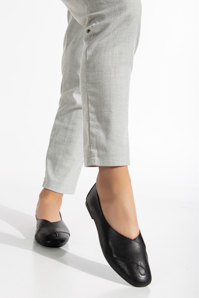 derim shoes Pantofi ocazional damă din piele naturală - balerini