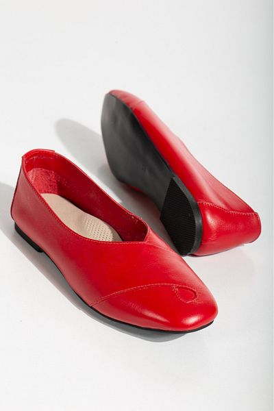 derim shoes Genuine Leather Women's Casual Shoes - Ballerinas