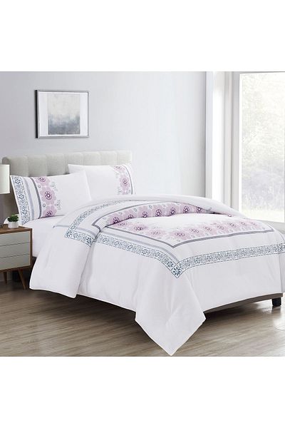 In House Hissar | 4 Pieces Summer Comforter Set - King - 260x240 cm - Multicolor
