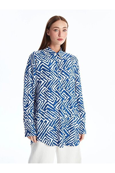 LC Waikiki Γυναικείο πουκάμισο με κλασικό σχέδιο LCWAIKIKI