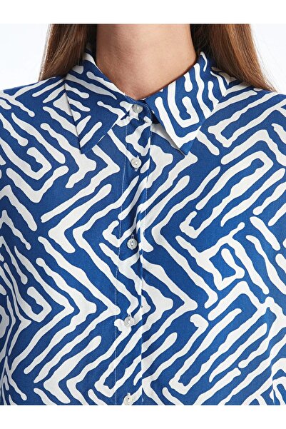 LC Waikiki Γυναικείο πουκάμισο με κλασικό σχέδιο LCWAIKIKI