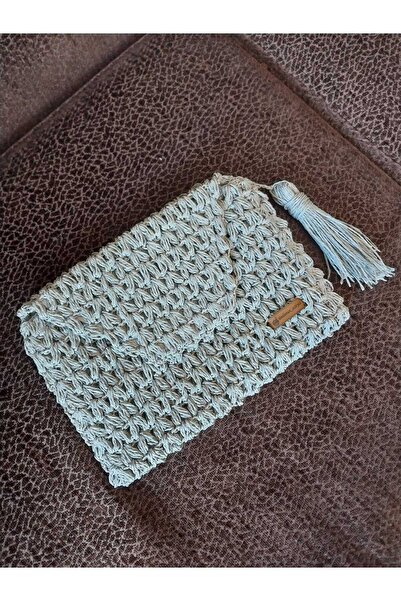 nilonun atölyesi Gri Başak Portföy 19x27 cm.