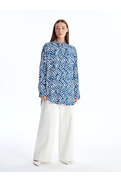 LC Waikiki Γυναικείο πουκάμισο με κλασικό σχέδιο LCWAIKIKI