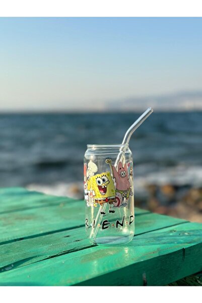 page journals Süngerbob   kahve / meşrubat bardağı pipetli