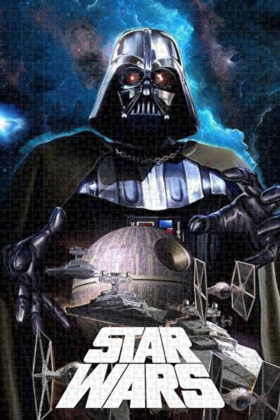 Jeronkarji Star Wars (1977) Film Posterinin 1000 Parça Puzzle Yapbozu F2