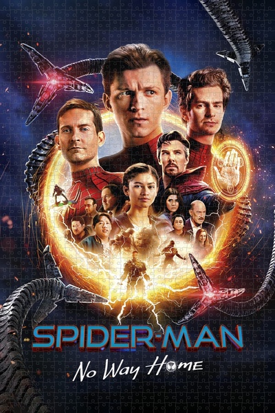Jeronkarji Spider-Man: No Way Home (2021) Film Posterinin 1000 Parça Puzzle c1