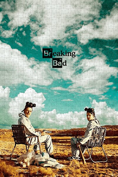 Jeronkarji Breaking Bad (2008) Sürüm2 Film Posterinin 1000 Parça Puzzle Yapbozu