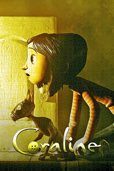 Jeronkarji Karolin ve Gizli Dünya - Coraline (2009) Sürüm2 Film Posterinin 10...