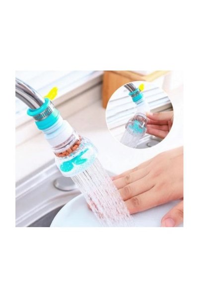 HERFİE Water Saving Stone Faucet Head with Movable Head and Purified Propeller