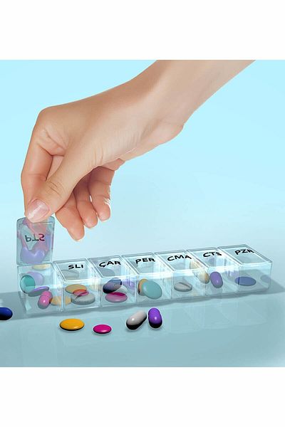 Trendy Baby Beauty Weekly Transparent Medicine Box