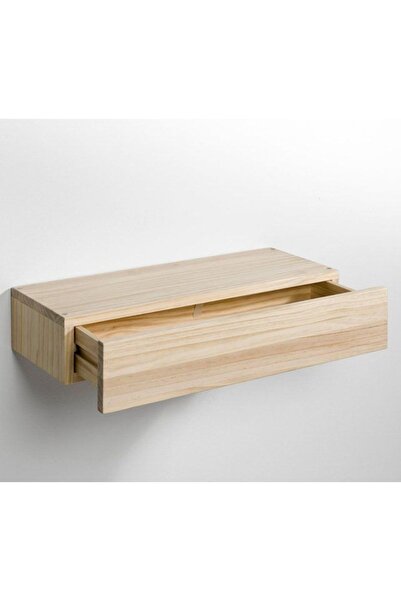 Alp E Ticaret Duvar Rafı Çekmeceli %100 Ahşap [ Ry ]