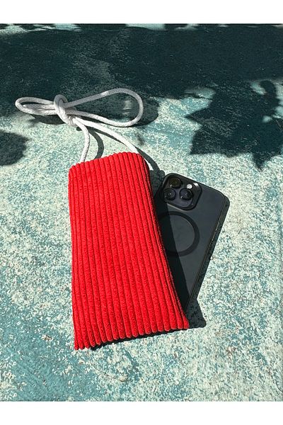 Aftaries Corduroy Phone Bag - Thick Handmade, Multi-Purpose Bag