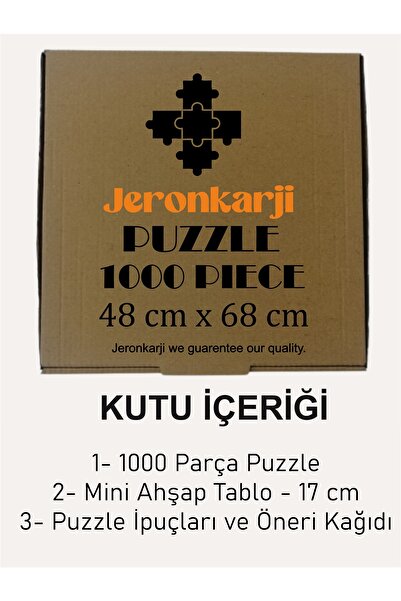 Jeronkarji Sünger Bob - SpongeBob SquarePants (1999) Film Posterinin 1000 Parça Puzzle Yapbozu