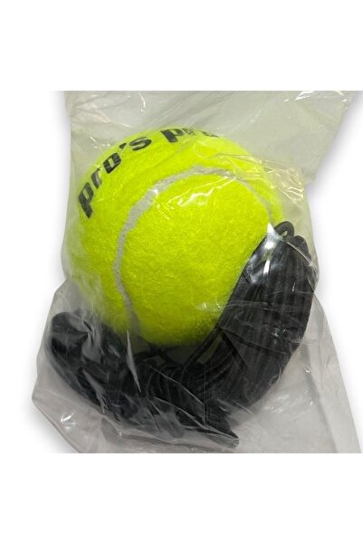 Pro's Pro Sarı Sarı Ipli Go & Back Antrenman Ve Eğitim Tenis Topu Antrenman Topu Tekli