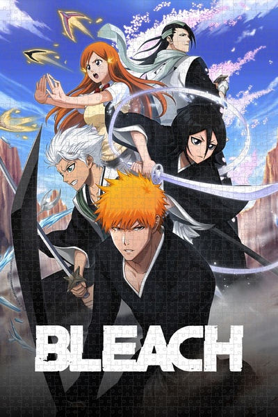 Jeronkarji Bleach Anime (2004) Film Posterinin 1000 Parça Puzzle Yapbozu