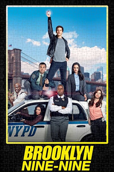 Jeronkarji Brooklyn Nine-Nine (2013) Film Posterinin 1000 Parça Puzzle Yapbozu