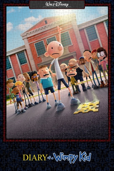 Jeronkarji Saftirik Greg'in Günlüğü (2021) Film Posterinin 1000 Parça Puzzle Yapbozu