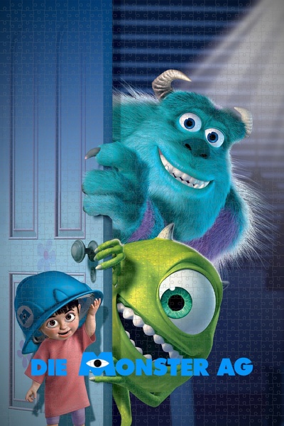 Jeronkarji Monsters - Sevimli Canavarlar (2001) Film Posterinin 1000 Parça Puzzle Yapbozu