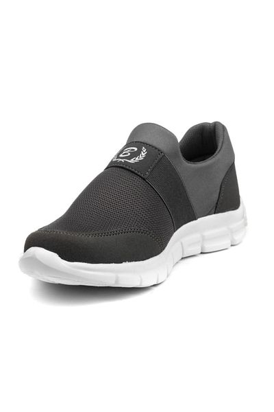 BlackSea Γκρι - Unisex ελαφριά μαλακή σόλα χωρίς κορδόνια για καθημερινό περπάτημα
