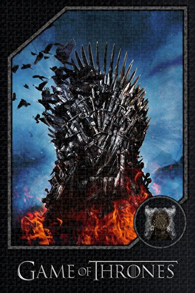 Jeronkarji Game of Thrones (2011) Film Posterinin 1000 Parça Puzzle Yapbozu