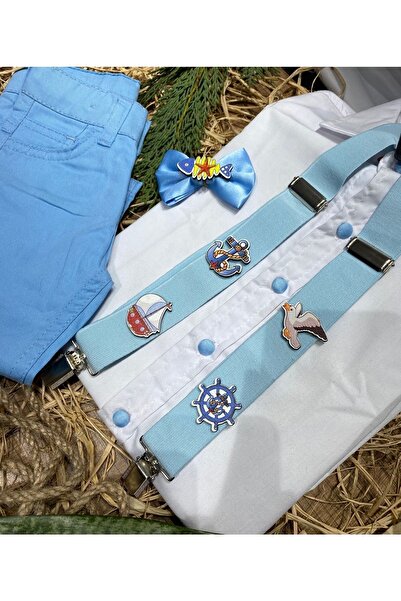 MFS Denizci Askı Papyon Pantolon Gömlek