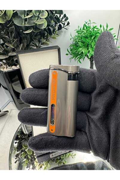 Honest Turbo Metal Çakmak Görünür Işıklı Gaz Pencere Rüzgar Geçirmez Gazlı Çakmak