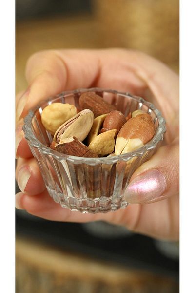 Melance 6 Pieces Turkish Delight Bowl Mini Glass Bowl Sauce Bowl Food Bowl