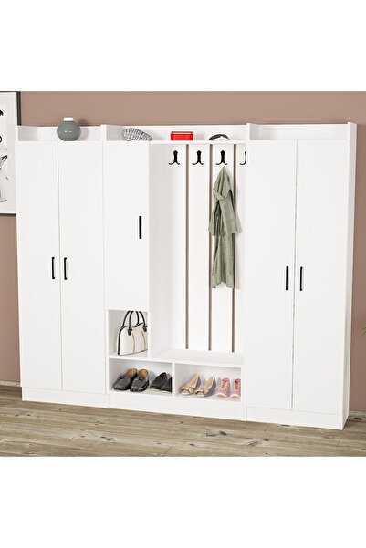 Kalender Dekor Lityum-1-3-3 Portmanto Vestiyer Ayakkabılık