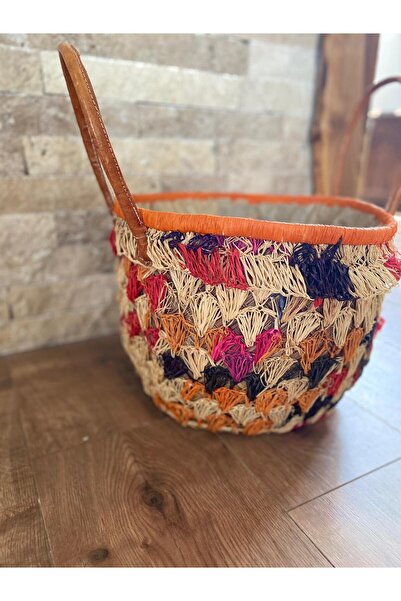 Bohemian Natural Straw Handmade - Indonesian Rainbow Bohemian Beach Bag