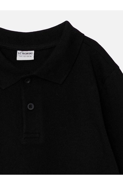 LC Waikiki Polo Neck Basic Long Sleeve Boy's T-Shirt - W20843z4