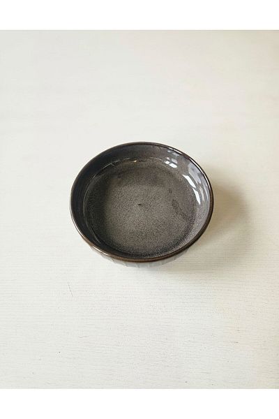Aryıldız Galaxy Smoked BLACK Bowl 4 Pieces 11.5 cm