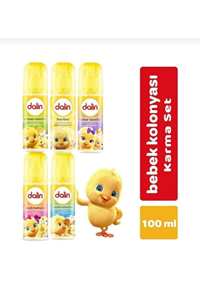 Dalin 5 li bebek kolonyası seti ekonomik paket