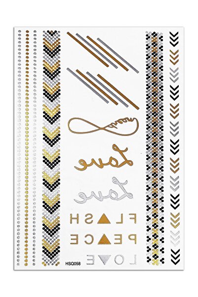 BP Tattoo Gold Tattoo Metalik Sonsuzluk Dövmesi